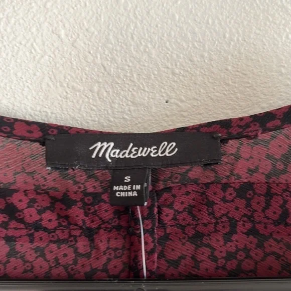 Madewell (Re)sourced Georgette Faux-Wrap Mini Dress - Picture 7 of 9